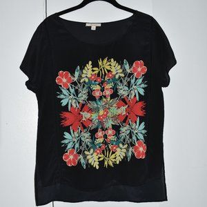 Ella Moss floral top size small